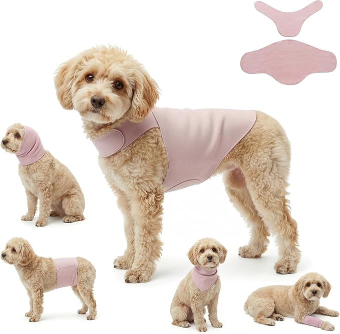 DAJIDALI® Dog & Cat Anxiety Vest & Female Spay Recovery Suit – Silent No-Velcro Calming Wrap – Universal Fit for All Breeds (Including Corgi & Frenchie)