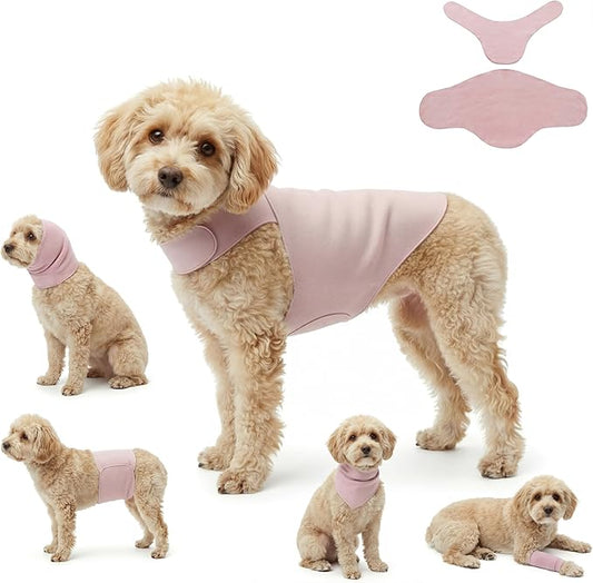 DAJIDALI® Dog & Cat Anxiety Vest & Female Spay Recovery Suit – Silent No-Velcro Calming Wrap – Universal Fit for All Breeds (Including Corgi & Frenchie)