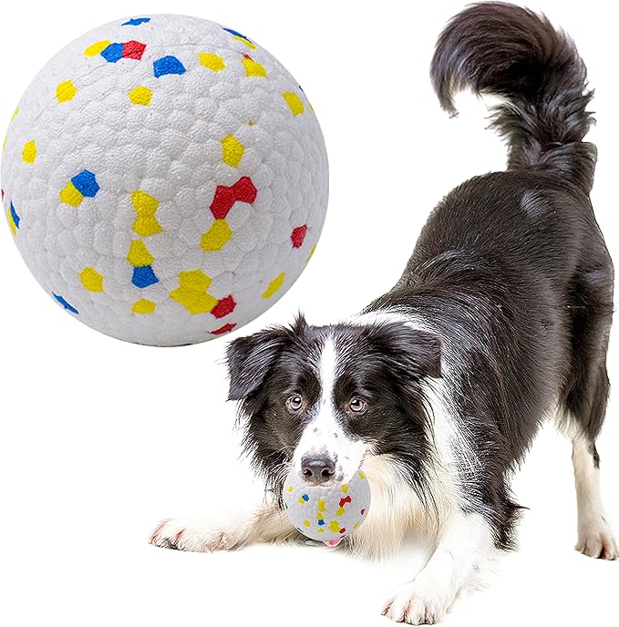 LIEVUIKEN Dog Balls Toys for Aggressive Chewers, Indestructible Durable Bouncy Floating Balls for Dogs to Fetch, Durable Solid Rubber Ball for Training Dog