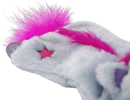 Catstages Petstages Cuddle Pal Microwaveable Plush Unicorn Cat Toy