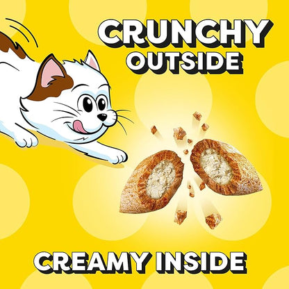 Temptations Kitten Crunchy and Soft Cat Treats Salmon and Dairy Flavor, 6.3 oz. Pouch, (Pack of 10)