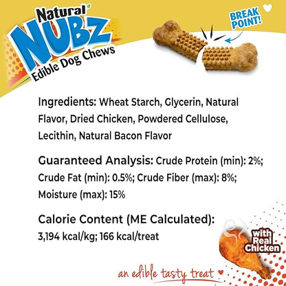 Nylabone Dog Gift Box, Includes 4 Rubber Strong Chew Toys and 1 Natural Treat, Gifts for Dogs, Small - Up to 25 lbs, 5 Pack