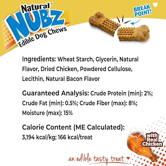 Nylabone Dog Gift Box, Includes 3 Strong Chew Toys and 1 Natural Treat, Gifts for Dogs, Large - Up to 50 lbs, 4 Pack