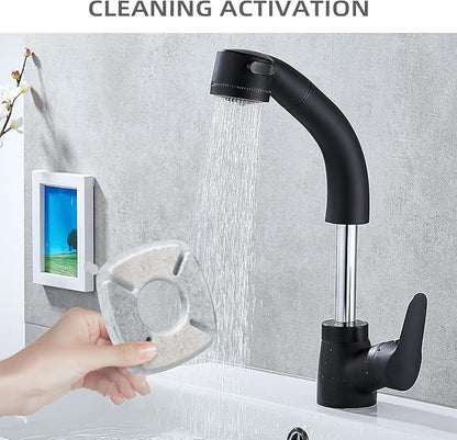 Cat Water Fountain Filter Pet Drinking Fountain Filter, Compatible with 67/95/135/85oz Automatic Pet Dispenser, Triple Filtration Dog Fountain Filter, 4 Pack (4 Carbon Filters+4 Sponge Filters)