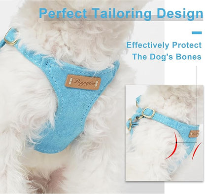 Puppytie Ultra-Light No-Pull XXS Dog Harness – Escape-Proof Adjustable Vest for Small Breeds (2.2-6lbs)