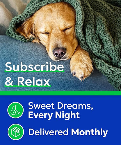 BARK&SPARK Advanced Calming Chews for Dogs - Hemp Chew + Melatonin - Anxiety Relief - Sleep Aid - Relaxing Treats - Stress Relief During Fireworks, Storms, Thunder, Barking