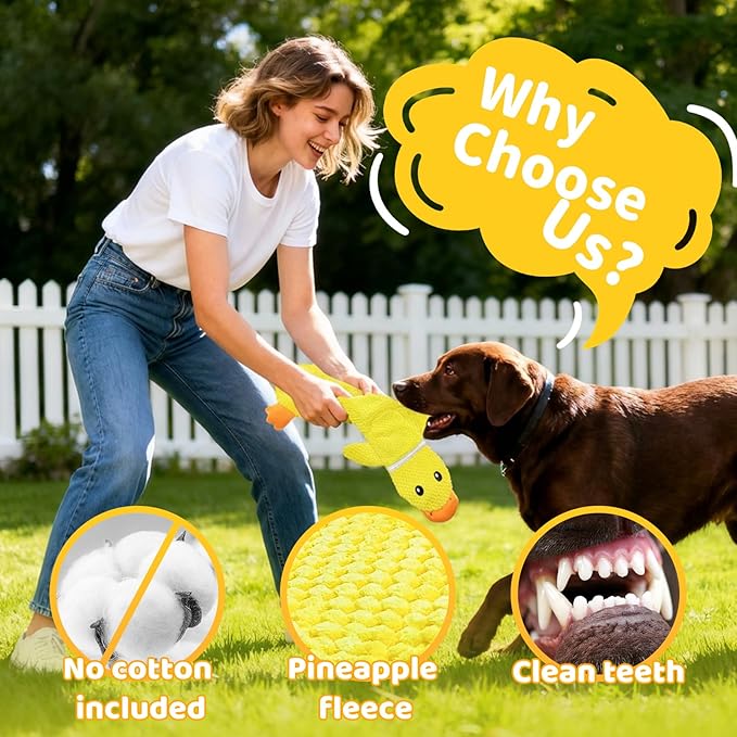2 Pack Dog Toys for Small Dogs, Interactive Puzzle Toys,Squeaky & Crinkly, Stuffing-Free with Treat Pockets and a Water Bottle Pocket, Ideal for Puppy Small Pet Dogs
