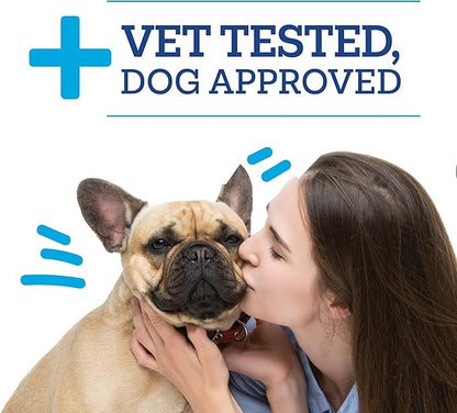 Vetality Brush Free Daily Dental Care Chews for Dogs | Cleans Teeth and Freshens Breath | 30 Count | B.E.S.T. Complex Provides Complete Oral Cleaning and Tartar Control