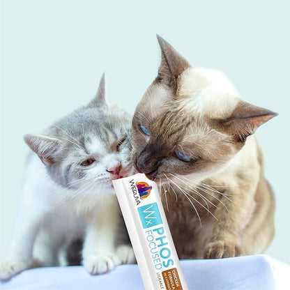 Weruva Wx Phos Focused, Tuna Formula Lickable Cat Treats, 0.5oz Tube, Pack of 50