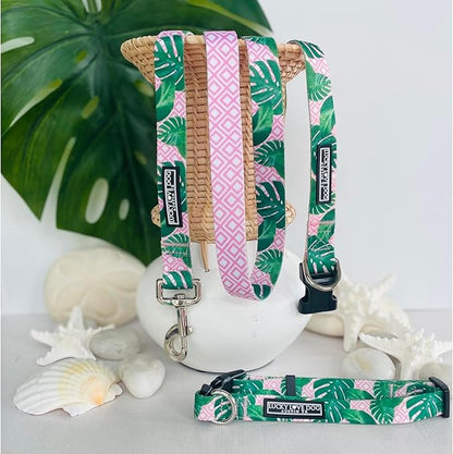 Lucky Love Dog Leash – Soft, Durable, and Comfortable Leash with Vibrant Patterns – Stylish and Long Lasting for Large Male and Female Dogs – Laguna, Large