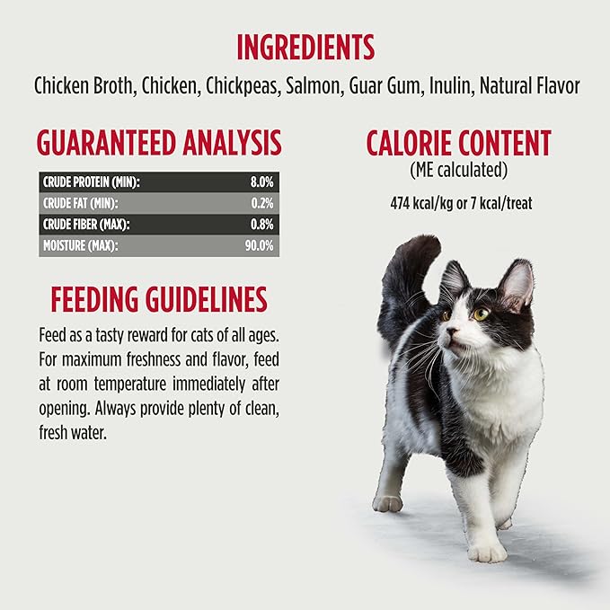 Nulo Freestyle Grain-Free Perfect Purees Premium Wet Cat Treats, Squeezable Meal Topper, High Moisture Content to Support Hydration, 0.5 Ounces in Each Lickable Pouch