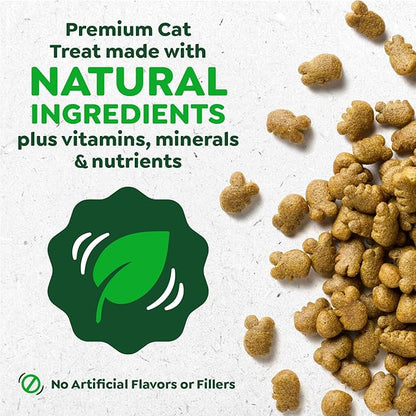 Greenies Feline Veterinarian-Recommended Adult Natural Dental Cat Treats, Savory Salmon Flavor, 4.6 oz. Pouch