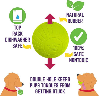 Chew King 3 Inch Supreme Rubber Balls (4-Pack)