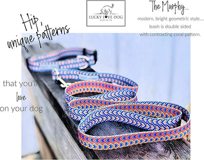 Lucky Love Dog Leash – Soft, Durable, and Comfortable Leash with Vibrant Patterns – Stylish and Long Lasting for Small Male and Female Dogs – Murphy, Small