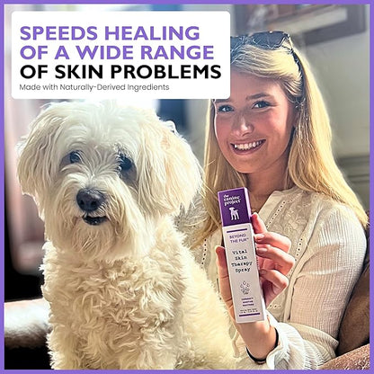 Vital Skin Therapy Spray for Dogs – Anti-Itch Spray for Dogs – Promotes Healing & Skin Repair – Soothing & Gentle First Aid with Aloe Vera, Oatmeal & Soothing Tea Tree Oil - 5.07 oz.