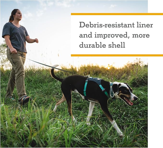 Ruffwear, Hi & Light, Everyday Lightweight Dog Harness, Trail Running, Walking, Hiking, All-Day Wear, Basalt Gray, Medium