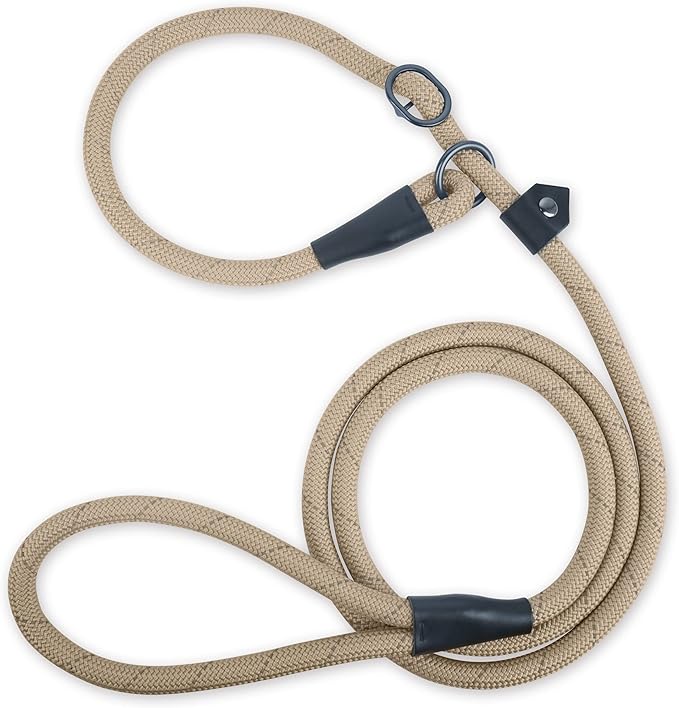 6FT Reflective Dog Leash Rope Slip Lead, Heavy Duty Loop Leash for Large Dogs, Slip Pet Lead