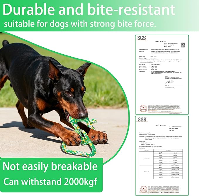 Triangle & Heart Dog Chew Toy | 99.99% Natural Rubber | Eco-Friendly Biodegradable | Gentle Gum Care | Puppy Teething Pacifiers | Indestructible Non-Squeak Toys for Large Aggressive Chewers