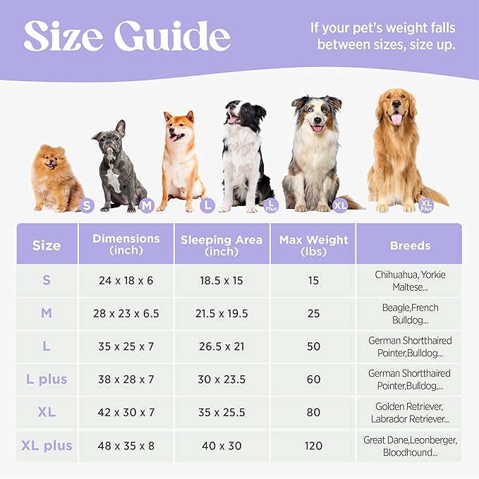 LE SURE Cute Dog Beds for Extra Large Dogs, Orthopedic Waterproof XL Pet Bed with Sides, High Back Non-Slip and Egg-Crate Foam Big Dog Couch Sofa with Washable Removable Cover, Blue