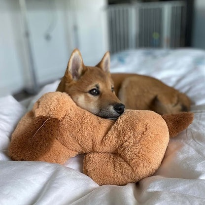 Original Snuggle Puppy Heartbeat Puppy Toy - Heartbeat Puppy for Dogs - Pet Anxiety Relief and Calming Aid - Comfort Dog Toy - Behavioral Training and Sleep Aid Cuddle buddy - Crate Training Essential