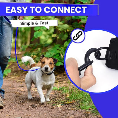 Waterproof Dog Leash 10ft, 16ft, 30ft, 50ft PVC Recall Long Line Dog Leash Beach Swimming Tracking Training Dogs Lead for Pet, Medium and Large Dogs