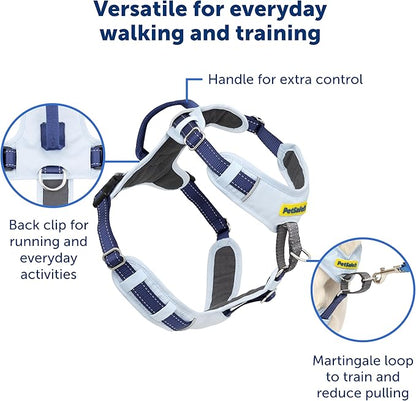PetSafe Easy Walk Comfort No-Pull Dog Harness - Better Walk Training Harness - Full Body Padded Design - Durable Fabric - 5 Point Adjustable Fit - Everyday Leash Training - Black - Medium/Large