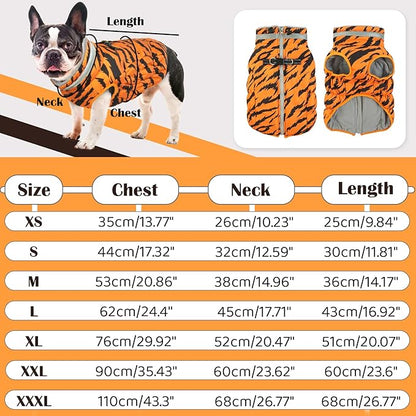 Dog Coats for Small Dogs, Puppy Coat, Warm Winter Jacket, XS Dog Coat with Harness Built in, Waterproof Pet Cold Weather Coats, Puppy Winter Clothes Snowsuit Chihuahua Maltese,XS
