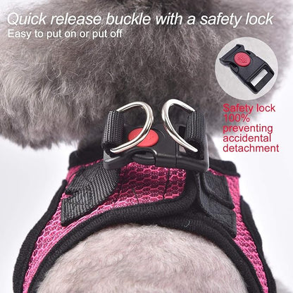matilor Dog Harness Step-in Breathable Puppy Cat Dog Vest Harnesses for Small Medium Dogs