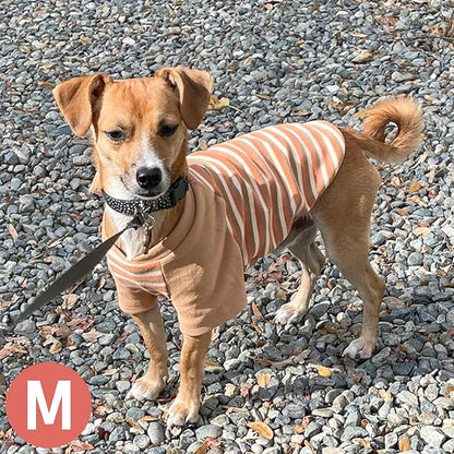 KYEESE 2Pack Dog Sweater, Soft Puppy Sweatshirt Pullover Stretchy Dog Sweater for Small Dogs Girl Boy, Lightweight Fleece Cat Shirt Pet Clothes with Sleeves, M