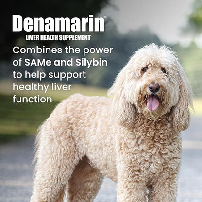 Nutramax Laboratories Denamarin Liver Health Supplement for Large Dogs - With S-Adenosylmethionine (SAMe) and Silybin, 30 Tablets(Pack of 1)