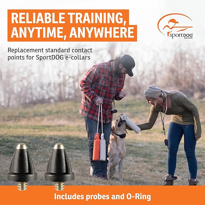 SportDOG Brand Short Contact Points - 1/2 Inch Replacement Probes E-Collars - Standard Length