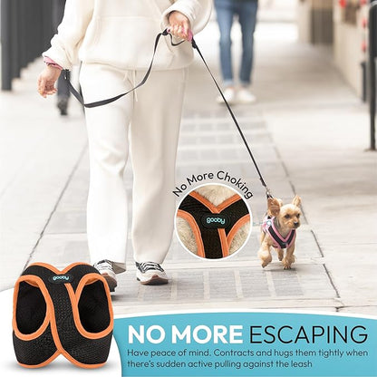 Gooby Escape Free Easy Fit X Step in Dog Harness - Atlanta Peach, X-Small