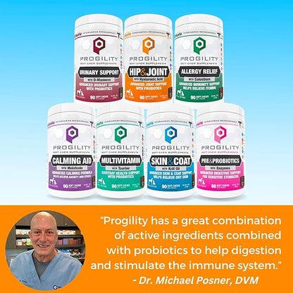 Nootie Progility Mini Allergy & Immune Supplement for Small to Medium Dogs – Advanced Immune Support for Everyday Wellness & Seasonal Allergies, Soft Chews (60 Count)