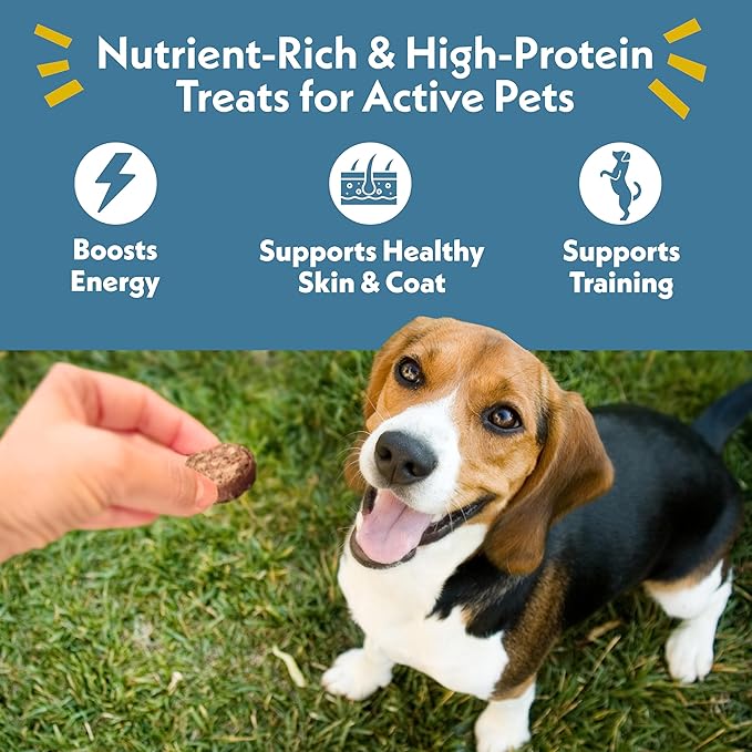 Fresh Is Best Freeze Dried Dog Treats - Freeze Dried Chicken Giblets - Fresh Cat & Dog Training Treats in Resealable Zipper Bag - Raw Chicken Hearts, Livers, and Gizzards Treat - Made in The USA