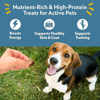 Fresh Is Best Freeze Dried Dog Treats - Freeze Dried Chicken Giblets - Fresh Cat & Dog Training Treats in Resealable Zipper Bag - Raw Chicken Hearts, Livers, and Gizzards Treat - Made in The USA