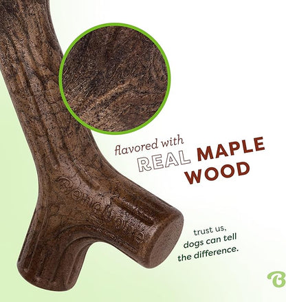 Benebone Maplestick Real Wood Durable Dog Chew Toy, Made in USA, Medium