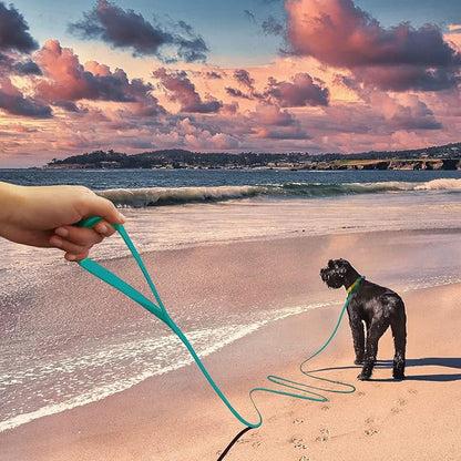 Wolfone 10ft Viridian Green Long Leash - Waterproof Training Dog Leash for Recall, Swimming, Camping, Beach, Hunting, Walking