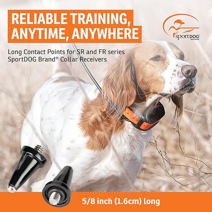 SportDOG Brand Long Contact Points – 5/8 Inch Replacement Probes E-Collars - Longer Length for Thick Coats