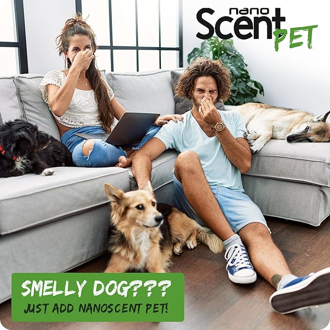 PET Odor Neutralizing Pet Freshening Spray, Nano-Activated, 98% Natural, Alcohol-Free Grooming Spray for Dogs, Cats & Fabrics, Long-Lasting Touch-Release Fragrance - Sweet Jazz (200mL)