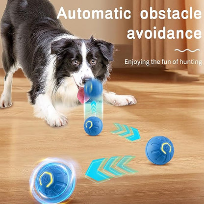 Woleigiao Interactive Cat Toys for Indoor Cats Automatic Moving Rolling Ball cat Toy Balls Moving cat Toys for Indoor Cats and Dog Balls (Gear Wheel)