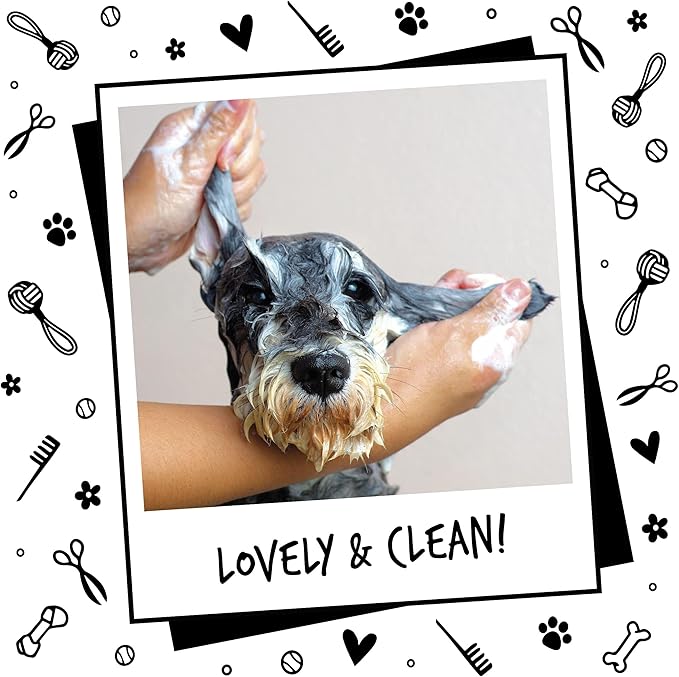 BUGALUGS Dog Shampoo Luxury 2 in 1 Papaya & Coconut Dog Grooming Shampoo Products for Smelly Dogs with Fragrance, Best Puppy Shampoo, Professional Groom Vegan pet Shampoo & Conditioner