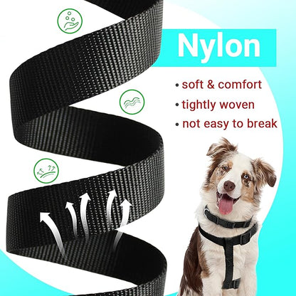 No Pull Dog Harness - Adjustable Step-in Harness & Leash Set for Small, Medium, Large Dogs - Escape Proof Soft Pet Harness for Walking, Training, Hiking, Outdoor Activities