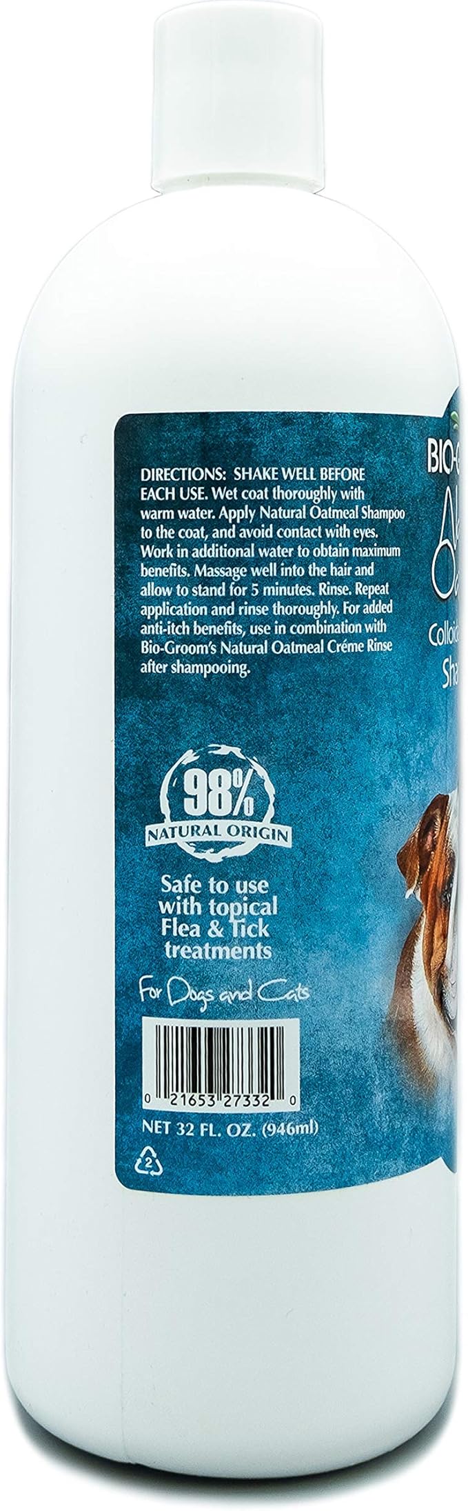 Bio-groom 27332 32 oz Natural Oatmeal Anti-Itch Shampoo