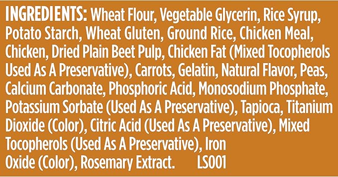 Nutrish Soup Bones Premium Dog Chews with Real Chicken and Veggies, Soft Texture Treats, Valentine's for Dogs, 11 Chews, Packaging May Vary (Rachael Ray)