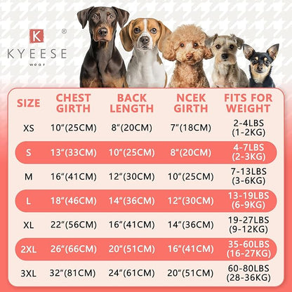 KYEESE Dog Sweater Comfy Dog Sweaters for Medium Dogs Boy Stretchy Pet Coats Thick Knitwear Pet Sweater Dress with Bowtie Soft Pullover Dogs Clothes for Cold Weather Winter