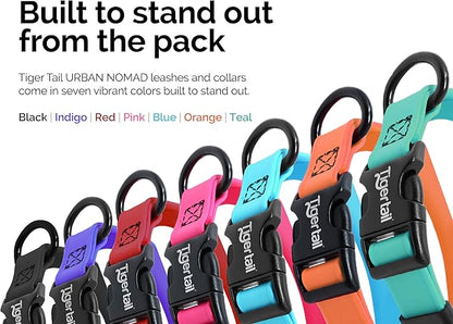 Tiger Tail X Small Orange Dog Collar | Waterproof and Odor-Proof for Active Pets | Durable, Anti-Mat, and Lightweight Design | Made with Premium Coated Nylon | Suitable for Extra Small Breed Dogs