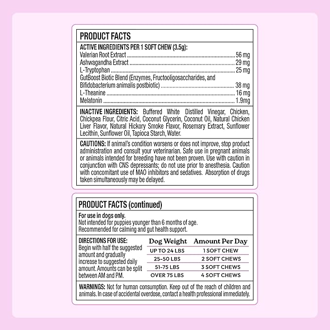 New! WellJoy Cat Supplement Calming+ GutBoost | Cat Health Supplement | Promotes Relaxation & Calmness | Dual-Benefit GutBoost Formulation | Vet Formulated | USA Made | Chicken Flavor | 90 Soft Chews