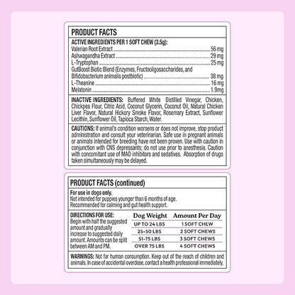 New! WellJoy Cat Supplement Calming+ GutBoost | Cat Health Supplement | Promotes Relaxation & Calmness | Dual-Benefit GutBoost Formulation | Vet Formulated | USA Made | Chicken Flavor | 90 Soft Chews