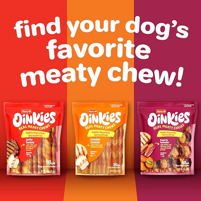 Hartz Oinkies Pig Skin Twists 3" (10 Pack)