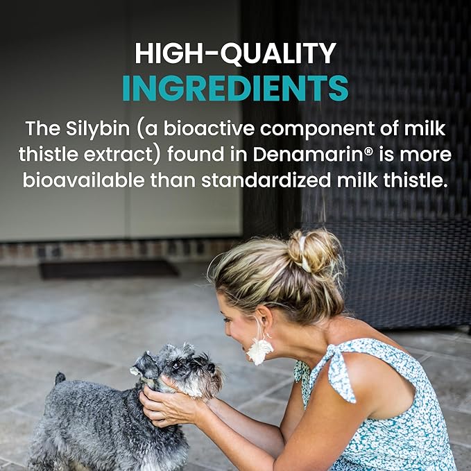 Nutramax Laboratories Denamarin Liver Health Supplement for Medium Dogs - With S-Adenosylmethionine (SAMe) and Silybin, 30 Tablets